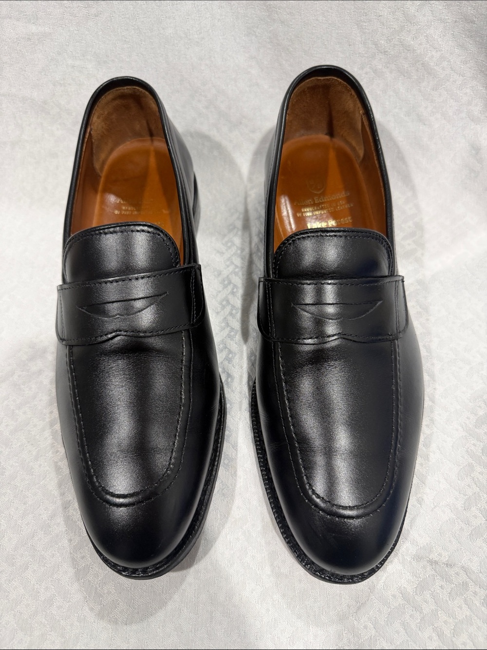 Allen Edmonds Black Leather Lake Forest